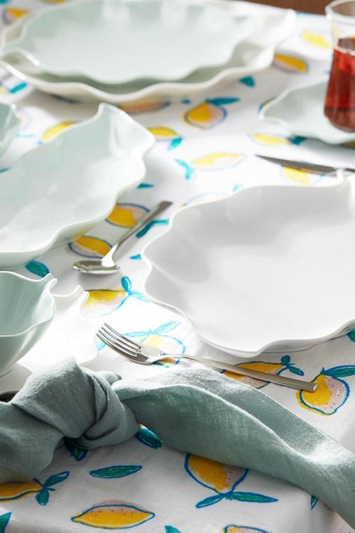 Leaf 25 Parça 6 Kişilik Porselen Kahvaltı/servis Takımı