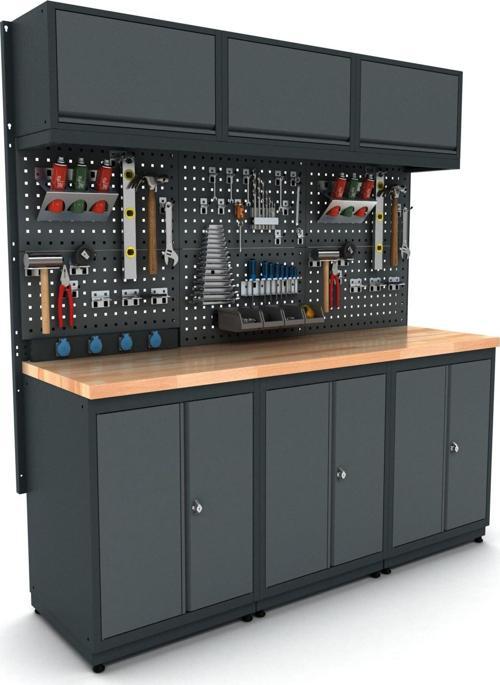 1.8 Metre Modüler Çalışma Tezgahı İE.36.18.07
