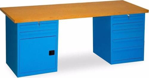 2.1 Metre Çalışma Tezgahı 7 Çekmeceli Dolaplı İE.CCT.21.7