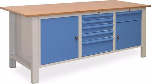 2.1 Metre Yükseklik Ayarlı Çalışma Tezgahı 6 Çekmeceli Dolaplı İE.YACT.21.6