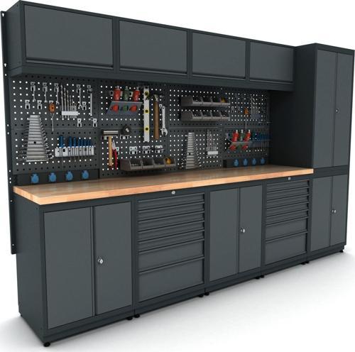 3.1 Metre Modüler Çalışma Tezgahı İE.36.18.22