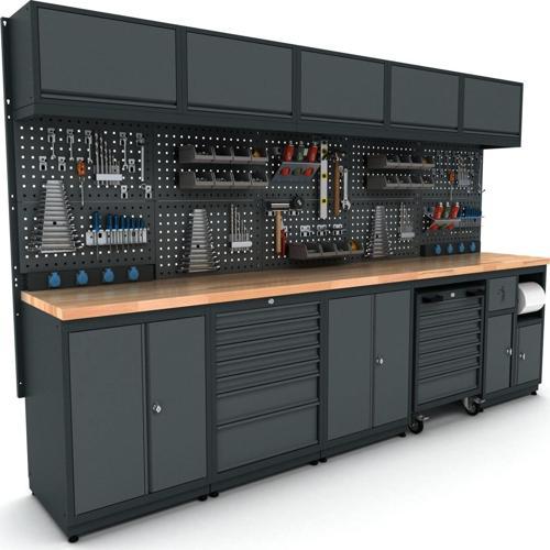 3.1 Metre Modüler Çalışma Tezgahı İE.36.18.27