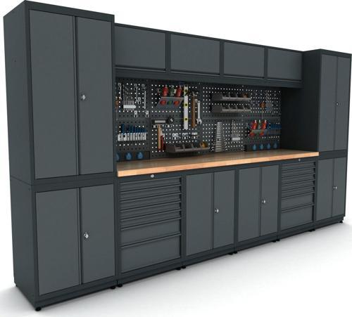 3.7 Metre Modüler Çalışma Tezgahı İE.36.18.31