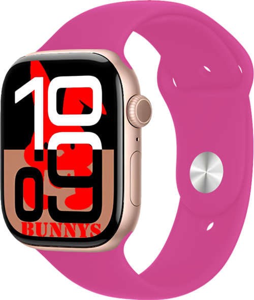 Pembe Akıllı Saat Watch10 2025 Hediyeli AMOLED EKRAN