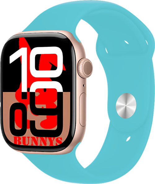 Apple iPhone 14 PRO MAX Uyumlu Turkuaz Akıllı Saat Watch10 2025 Hediyeli AMOLED EKRAN