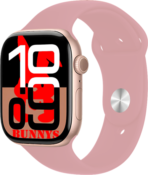 Samsung Galaxy A91 Uyumlu TozPembe Akıllı Saat Watch10 2025 Hediyeli AMOLED EKRAN