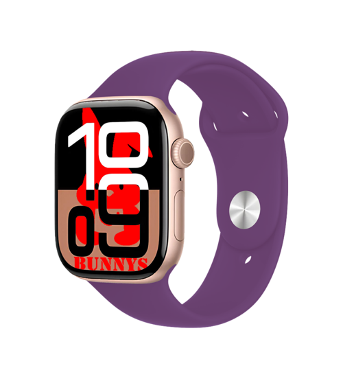 Apple iPhone 8 Plus Uyumlu Mor Akıllı Saat Watch10 2025 Hediyeli AMOLED EKRAN