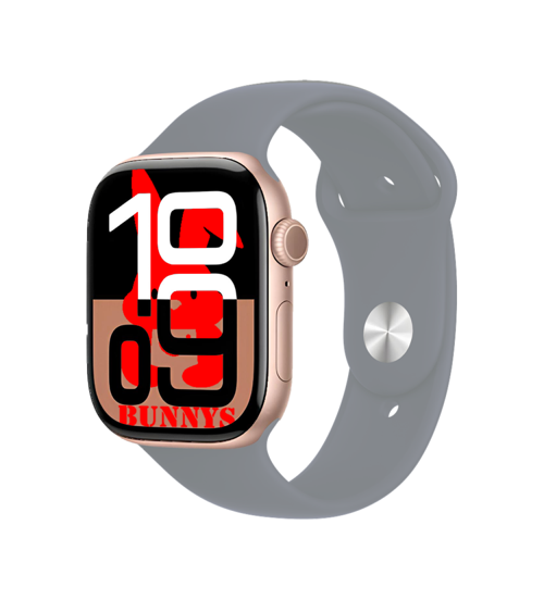 Apple iPhone XR Uyumlu Gri Akıllı Saat Watch10 2025 Hediyeli AMOLED EKRAN