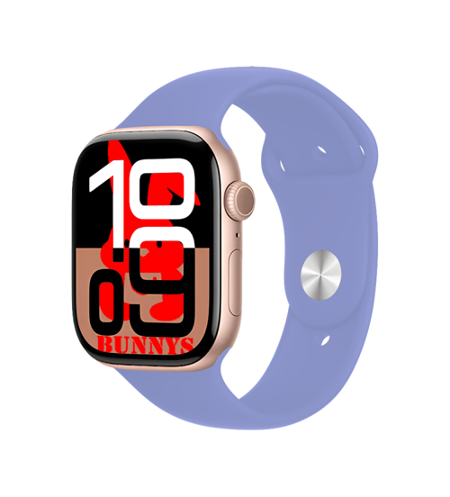 Apple iPhone 8 Plus Uyumlu Lila Akıllı Saat Watch10 2025 Hediyeli AMOLED EKRAN