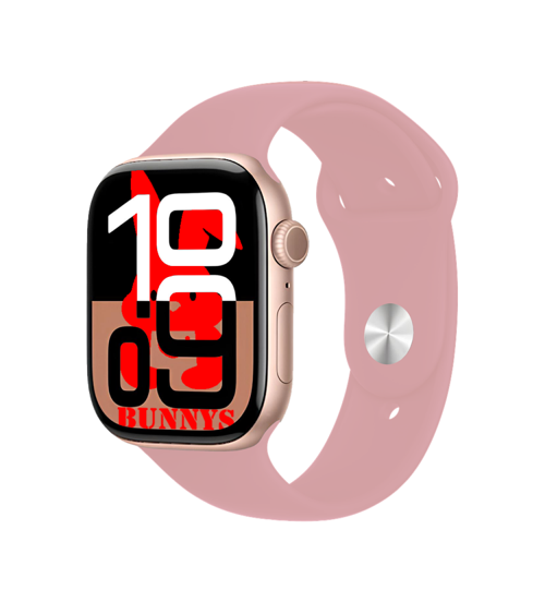 Apple iPhone 11 Pro Uyumlu TozPembe Akıllı Saat Watch10 2025 Hediyeli AMOLED EKRAN