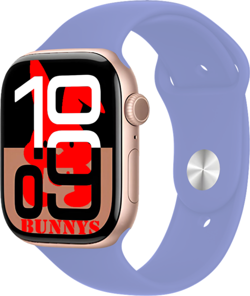 Oppo A72 Uyumlu Lila Akıllı Saat Watch10 2025 Hediyeli AMOLED EKRAN