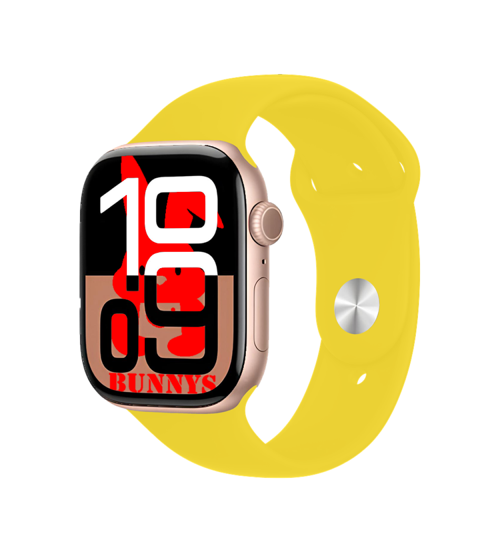 Philips Uyumlu Sarı Akıllı Saat Watch10 2025 Hediyeli AMOLED EKRAN