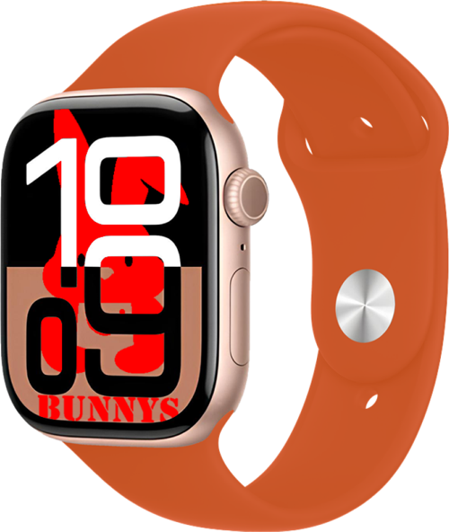 Oppo F15 Uyumlu Turuncu Akıllı Saat Watch10 2025 Hediyeli AMOLED EKRAN