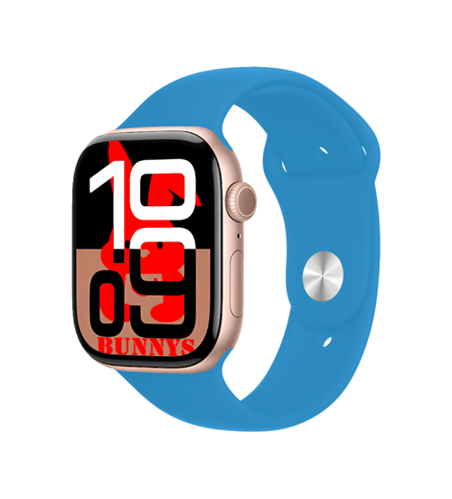 Realme Uyumlu Açık Mavi Akıllı Saat Watch10 2025 Hediyeli AMOLED EKRAN