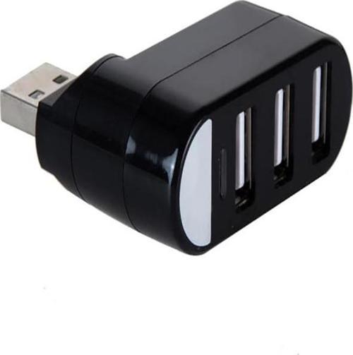 Usb 2.0 Çoklu Hub Ayırıcı 3 Port 180 Derece Dönebilir Usb Çoğaltıcı Çoklayıcı Bilgisayarlar İçin