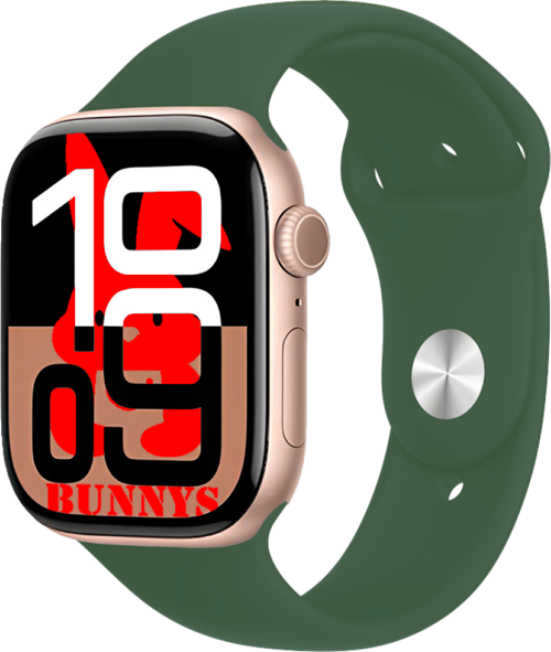 Samsung Galaxy A53 Uyumlu Haki Akıllı Saat Watch10 2025 Hediyeli AMOLED EKRAN