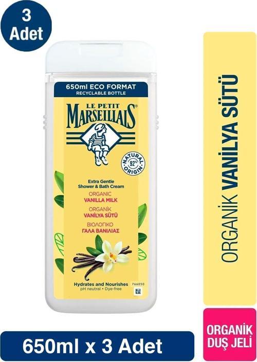 Vanilya Sütü Duş Jeli 650 Ml X3