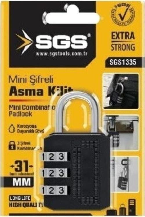 Mini Şifreli Asma Kilit
