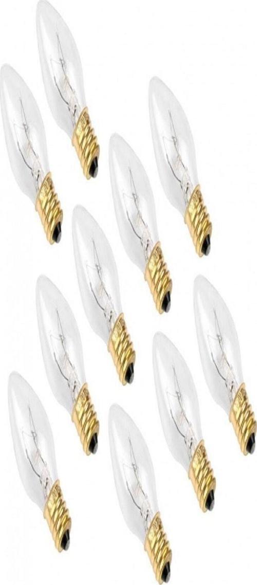 Tuz Lambası Parfüm Ampül E14 Duy 10Watt 10'Lu Paket Sarı Işık