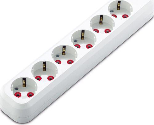 Fetih 605-00 6Lı Grup Priz Topraklı Klemens