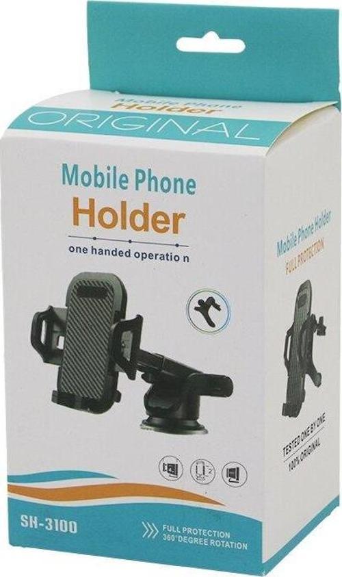 OTO- ARAÇ TELEFON TUTUCU 360° - UZAYAN-KISALAN KOL VANTUZLU- OYNAR BAŞ- GENİŞLİK AYARI (2818)