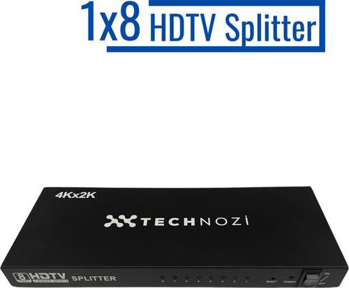8 Port Hdmi Çoklayıcı Splitter Switch Çoğaltıcı Çoklu Ekran