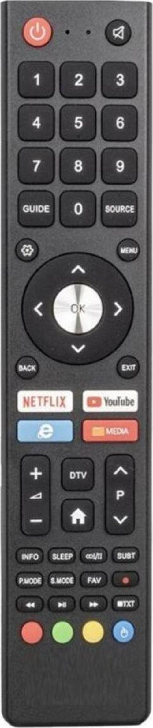 STRONG NETFLIX-YOUTUBE TUŞLU LCD-LED TV ANDROID  uyumlu SMART KUMANDA