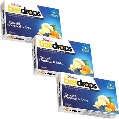 Beedrops Zencefil - Zerdeçal - Ardıçlı Mandalina Aromalı 24 Drops X 3 Adet