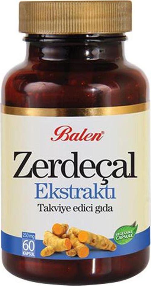 Zerdeçal Ekstraktı Kapsül 250 Mg 60 Kapsül