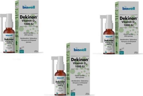 Dekinon D3 1000 Iu 20 Ml Sprey 3 Adet
