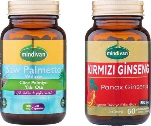 Kırmızı Ginseng + Saw Palmetto Kapsül 2'Li Set