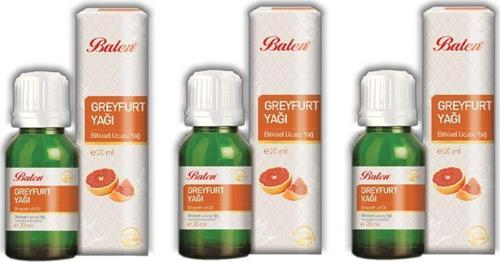 Greyfurt Yağı (Distilasyon) 20 Ml 3 Adet