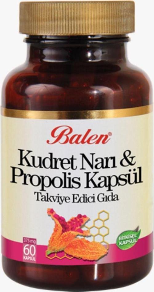Kudret Narı & Propolis Kapsül Takviye Edici Gıda 375 Mgx60