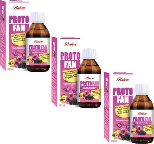 Protofan Propolis Karamürver Ekstresi C Vitamini 150 Ml 3 Adet