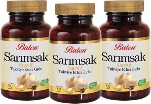 Sarımsak 100 Kapsül 3 Adet