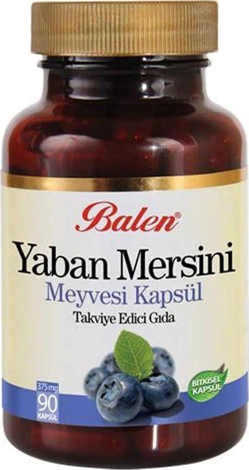 Yaban Mersini Mey. Ekst. Kapsül Bilberi 375 Mg 90 Kapsül Balen