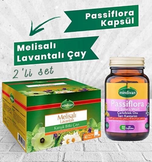 Passiflora Kapsül Ve Melisalı Lavantalı Çayı
