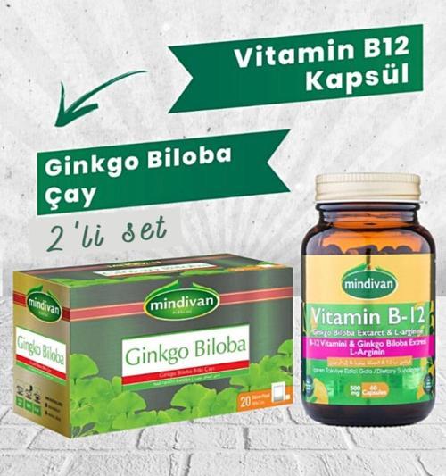 Vitamin B12 Kapsül Ve Ginkgo Biloba Çay