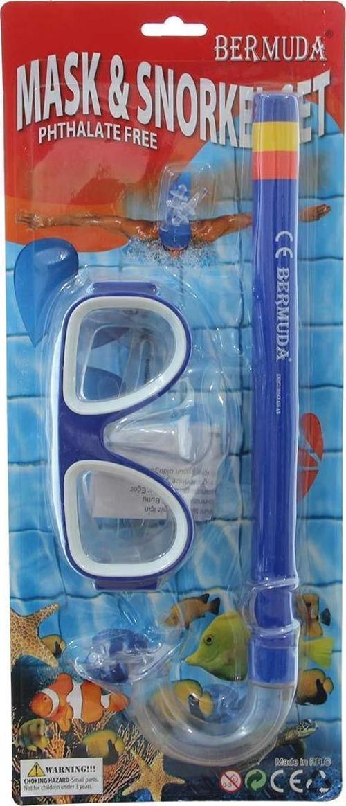 Cobra Klasik Maske Şnorkel Set MAVİ