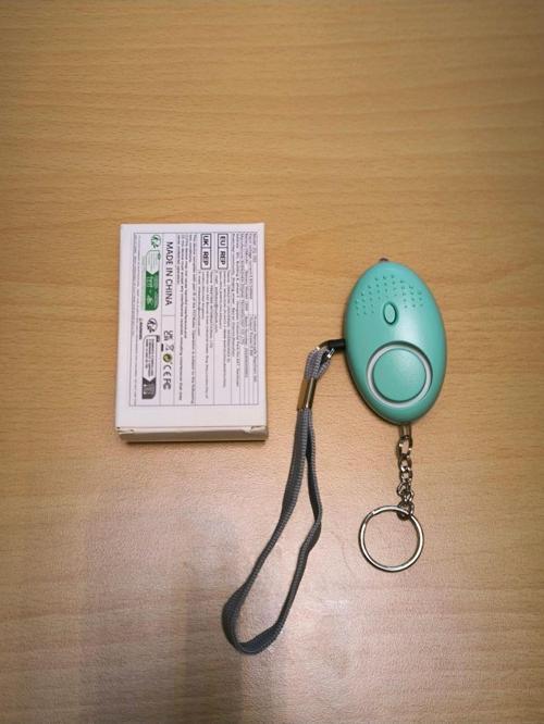 Kişisel Acil S.O.S Alarm Anahtarlık 130 Desibel  Yeşil