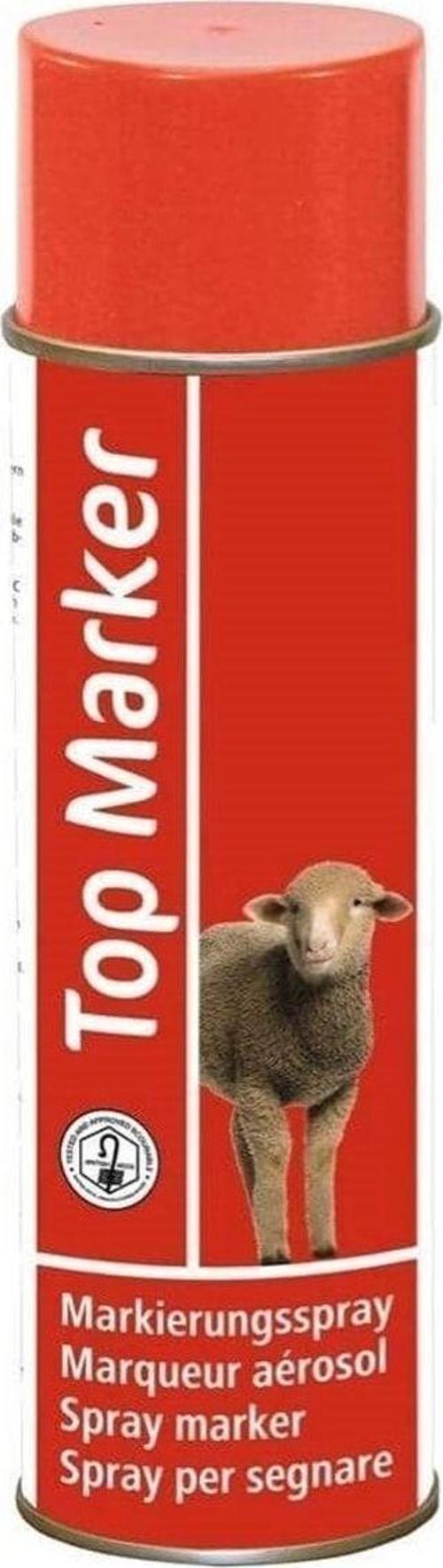 Kırmızı Top Marker Koyun Işaretleme Spreyi Üst Işaretleyici