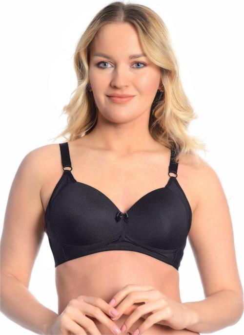 Sütyen Sade İç Giyim Dolgusuz Ve Balensiz İz Yapmaz Lazer Kesim Sütyen 202 Siyah 100