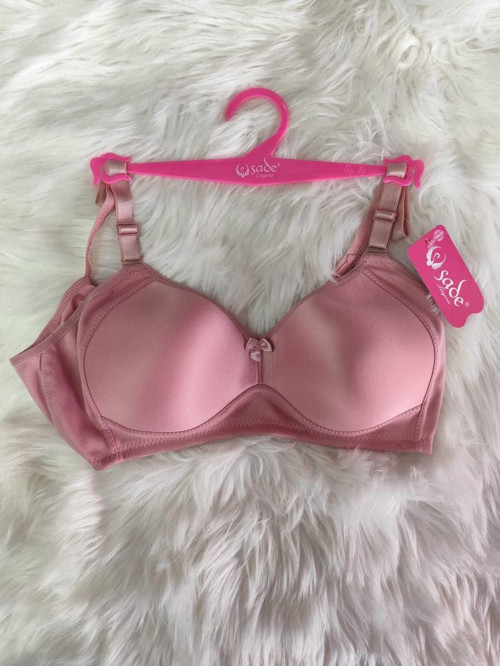 Sütyen Sade İç Giyim Dolgusuz Ve Balensiz İz Yapmaz Lazer Kesim Sütyen 202 Somon 90