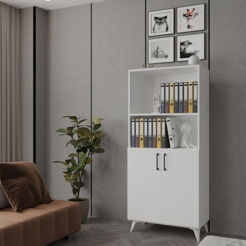 Nova 4 Raflı Dosya Dolabı, Ofis Dolabı Beyaz