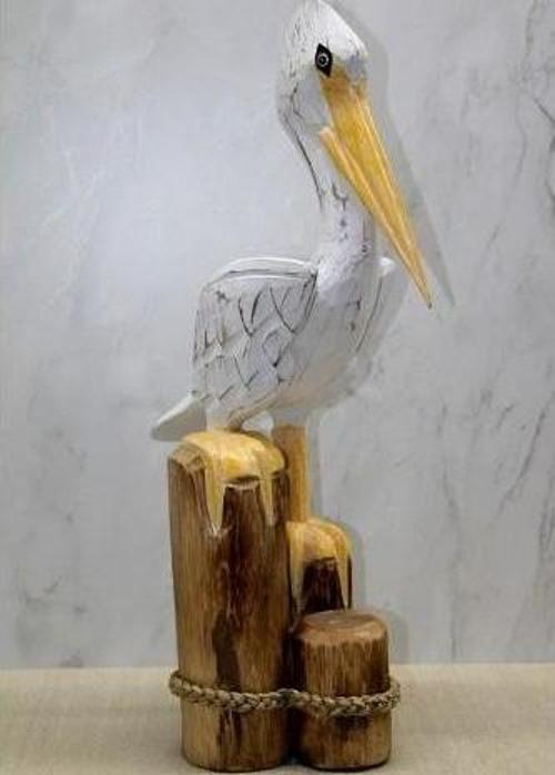 Ahşap Pelikan 60 Cm