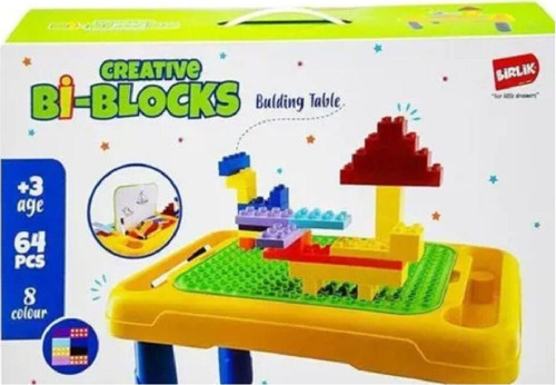 BİRLİK URT022-006 Bİ-BLOCKS SEPETLİ 58 PCS ARAÇLI YARATICI BLOKLAR