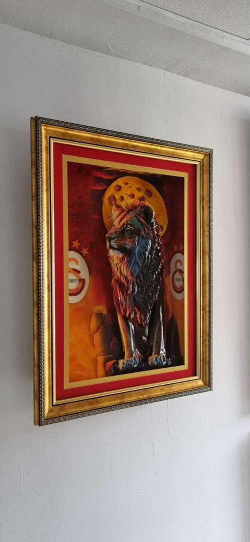 Üç Boyutlu - Rölyef Tablo - 58X43 Cm