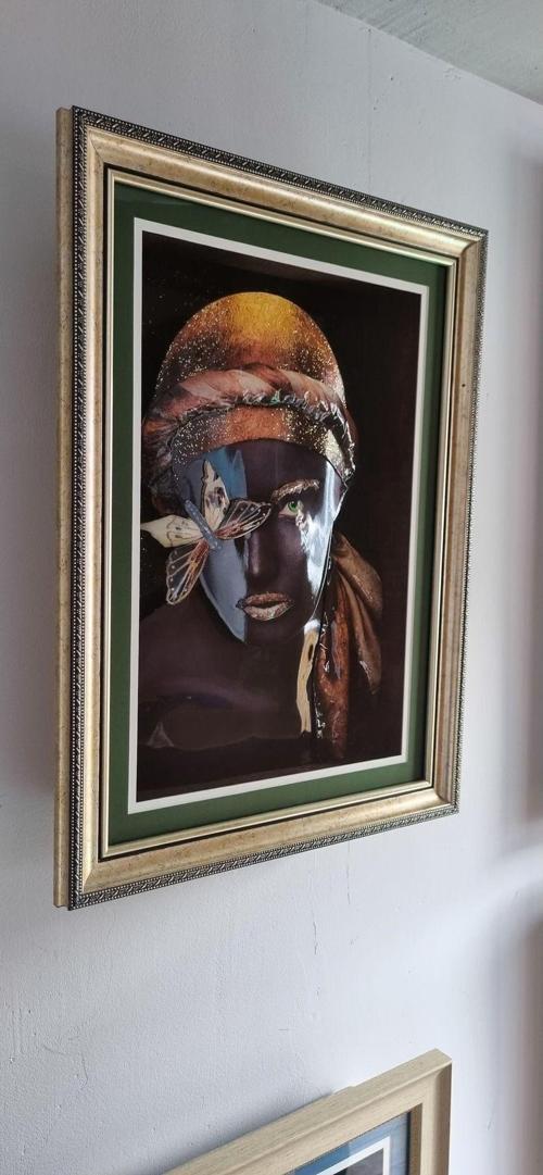 Üç Boyutlu - Dekoratif Temalı Rölyef Tablo - 58X43 Cm