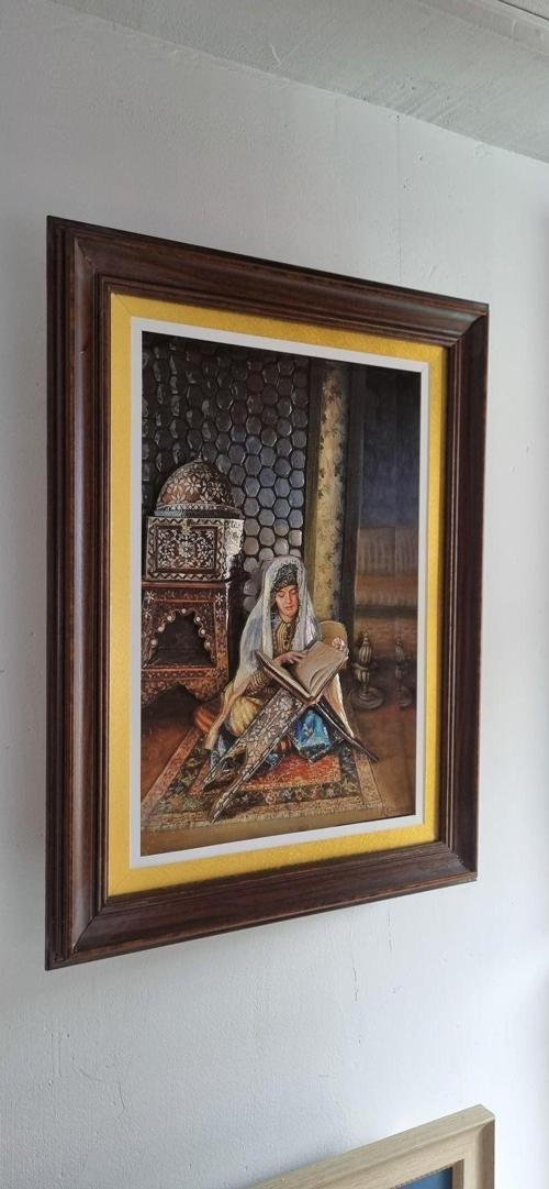Üç Boyutlu - Dini Temalı Rölyef Tablo - 60X46 Cm