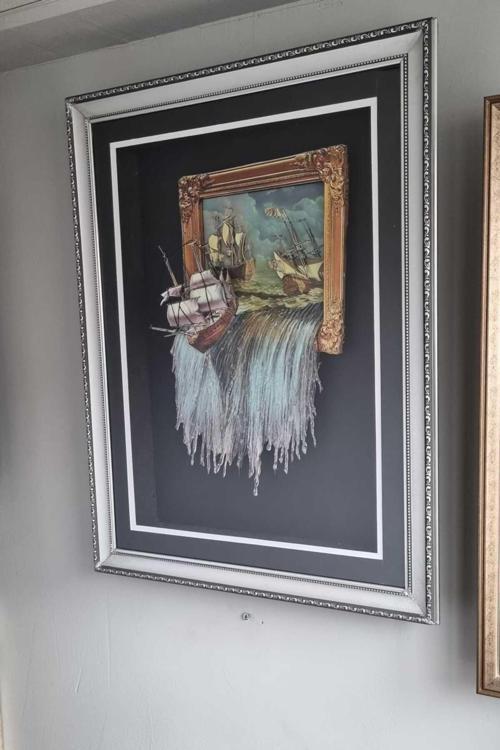 Üç Boyutlu Rölyef Tablo 65X84 Cm